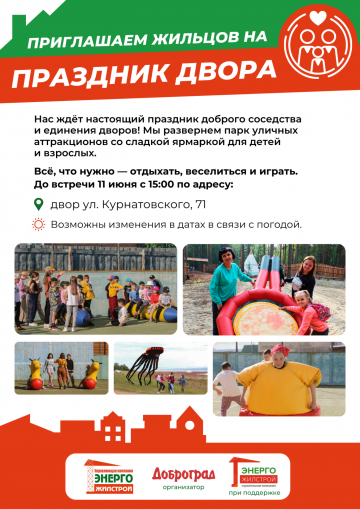 Праздник Двора по адресу ул. Курнатовского, 71